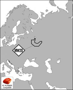 Электронная карта C-MAP «Канал им. Москвы - р. Москва - р. Ока» MW20( M-RS-M219.01)