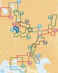 Навигационная карта Navionics Gold "Волго-Балтийский канал: от Рыбинского водохранилища до Вытегры" (код 624)